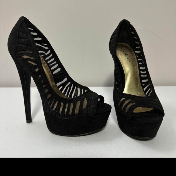 Bebe Bebe platform high heel Size 5 - Picture 3 of 6